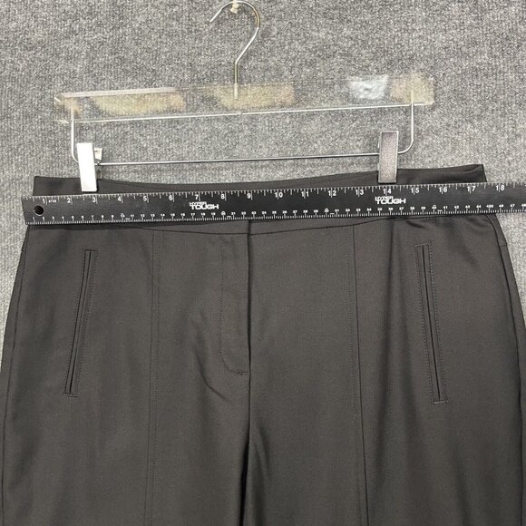 Chicos Pants Womens 2 Ankle Large 12 Black So Slimming Waist Panel‎ Stretch - Picture 5 of 16